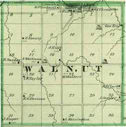 Walnut township map