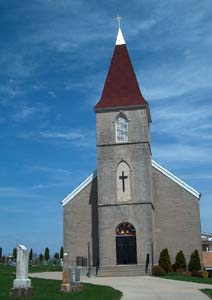 Old West Paint Creek church & cemetery - photo by S. Ferrall