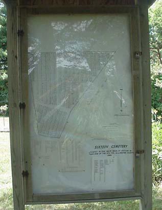 Frame, glass covered bulletin board - photo by Mike Peterson