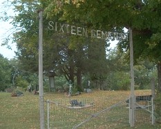 Sixteen Cemetery - photo taken Sept. 2008 by S. Ferrall