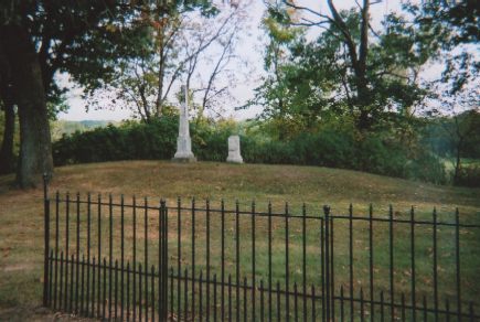 Sandy Point cemetery - photo taken by Betty Palmer 2008