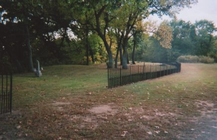 Sandy Point cemetery - photo taken by Betty Palmer 2008