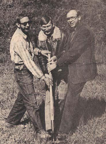 L-R: Rev Dan Rude, Rev Thomas Mattson, Pastor R.L. Creel