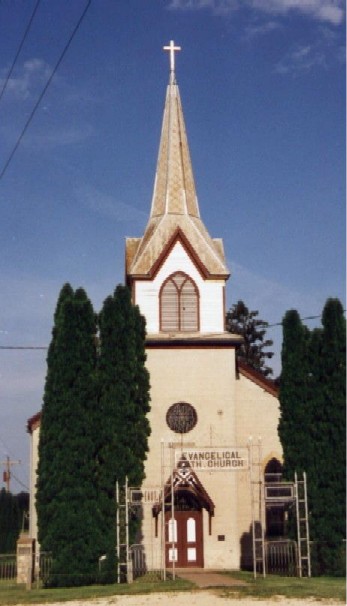 Old East Paint Creek Evangelical Lutheran church