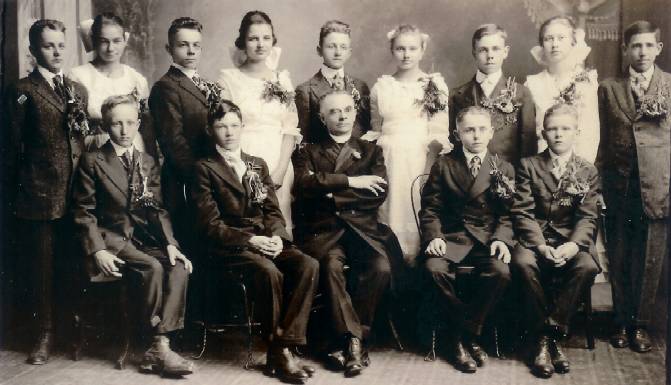 St. Paul's Lutheran confirmation class - 1919