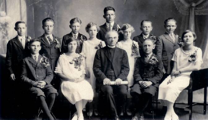 St. Paul's Lutheran confirmation class - 1924