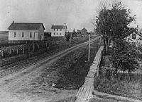 View of Rossville, Iowa - undated