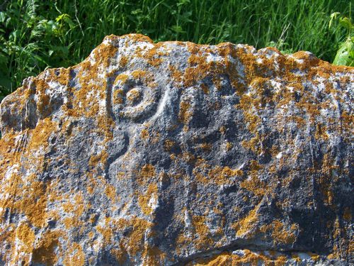 Indian Sacred Rock closeup - photo by Errin Wilker, 2008