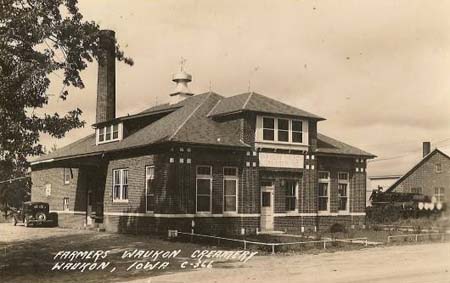 Farmers Waukon Creamery, undated,  from the collection of S. Ferral