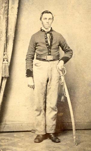 Pvt. Calvin Augustus Robey, ca1864