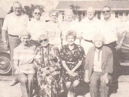 Class of 1942, New Albin HS, reunion photo 1990