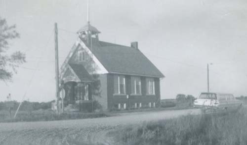 Unknown country school, Allamakee county - photo taken 1965