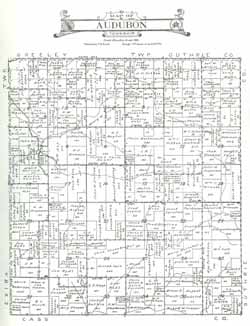 1921 Audubon Twp. Map