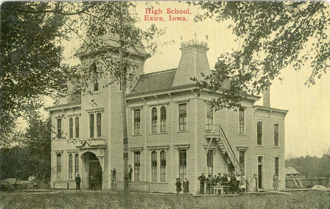 Exira High School, Exira, Audubon County, Iowa