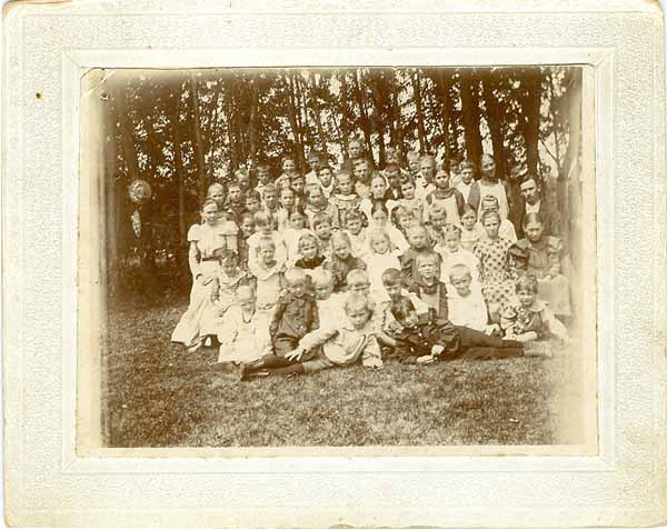 Oakfield Twp. No. 3 School, Audubon County, IA circa 1890's