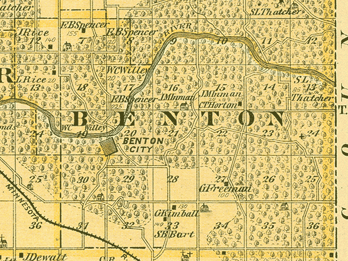 Benton Twp. Map