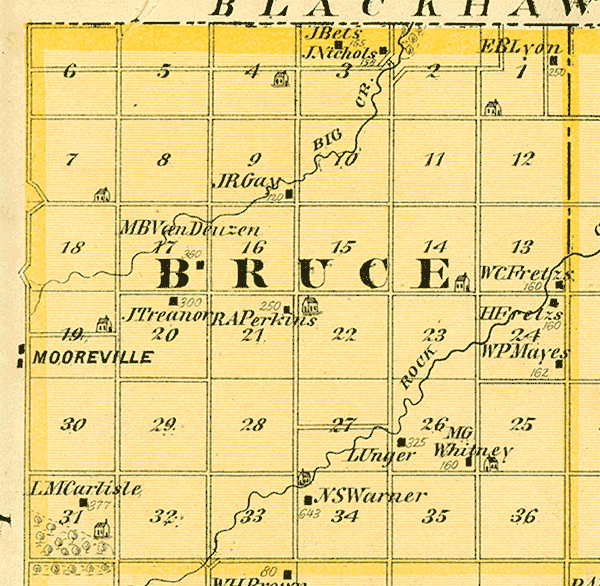 Bruce Township Map