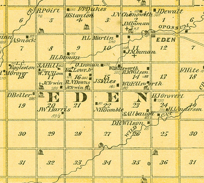 Eden Twp. Map