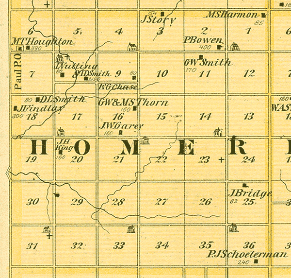 Homer Twp. Map