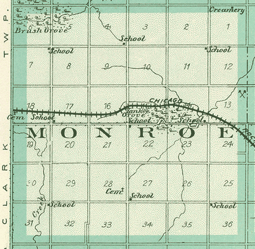 Monroe Twp. Map