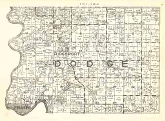 1935 Plat, Dodge Township