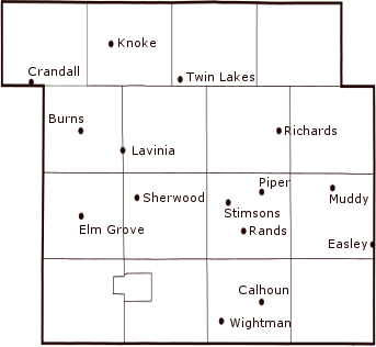 Calhoun County cities