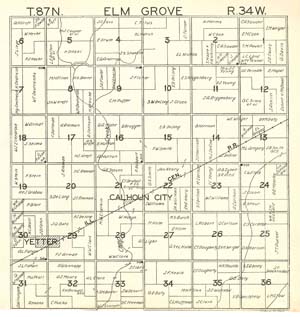 Elm Grove Township, Calhoun County, 1930