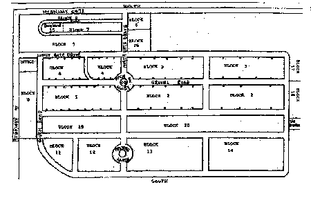 Atlantic Cemetery, Atlantic, Iowa Map