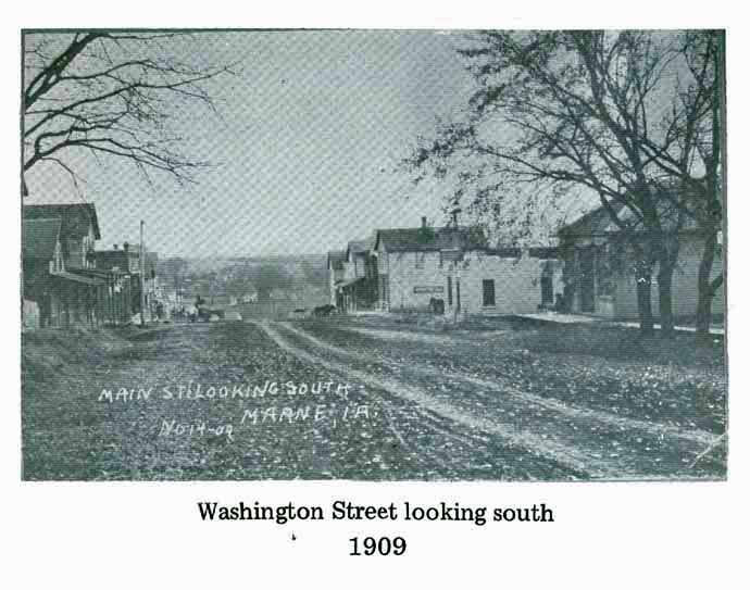 Marne Washington Street looking south Circa 1910