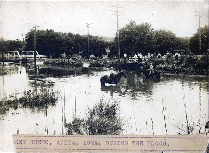 Flood at Anita, Iowa