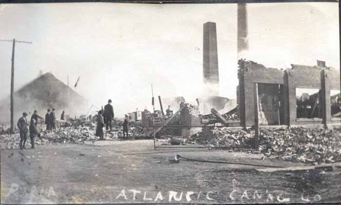 Atlantic Canning Factory Fire, Atlantic, Iowa