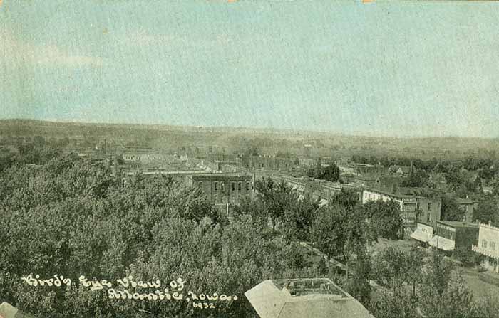 Bird's Eye View of Atlantic, Iowa