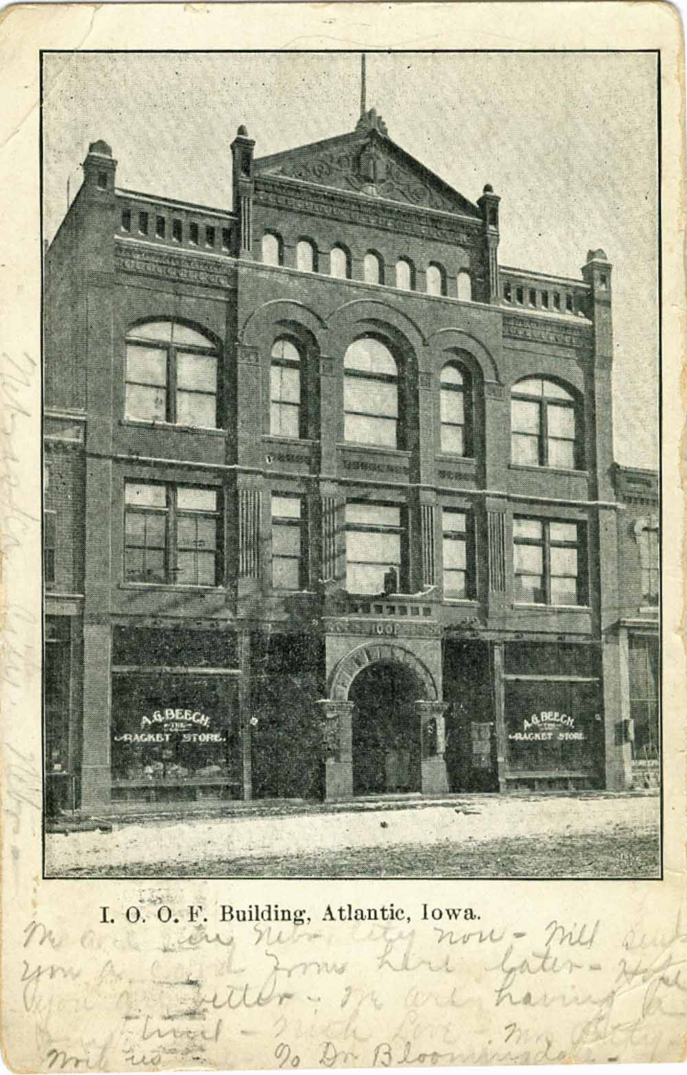 I. O. O. F. Building, Atlantic, Cass County, Iowa