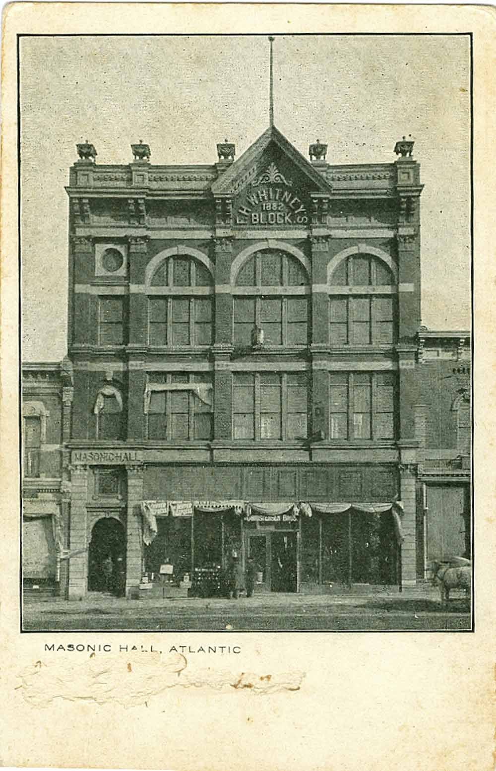 Masonic Hall, Atlantic, Cass County, Iowa