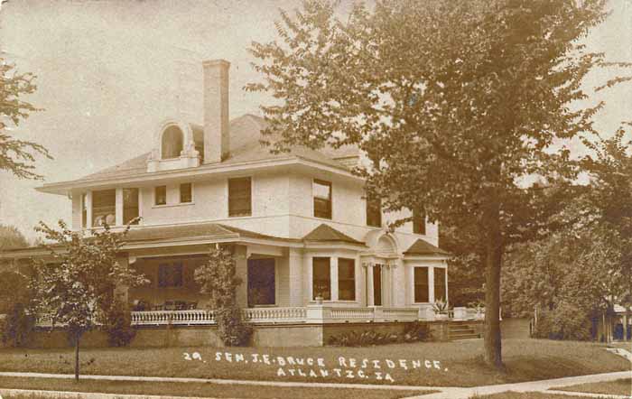 Senator J. E. Bruce Residence, Atlantic, Cass County, Iowa