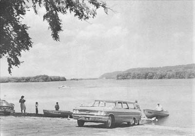 Mississippi River at the village of Clayton, Clayton co. IA