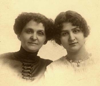 Anna Kostal Thiese & her daughter Lottie Thiese - courtesy Bill Nelson