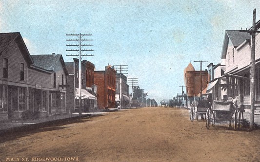 Main St. Edgewood, Iowa