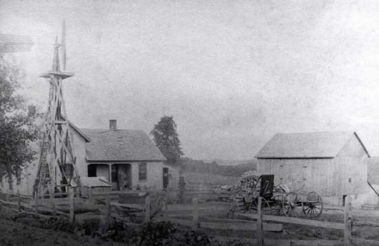 James & Clarissa Tracy homestead- photo contributed by Paula O'Donnell