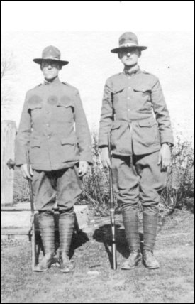 Henry (l) & Melvin (r) - WWI