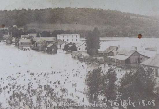 Osterdock flood July 18, 1908