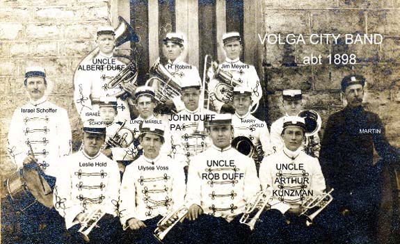 Volga City Band, ca 1898