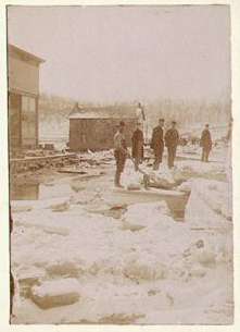 Osterdock ice flood, undated