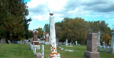 Postville cemetery - photograph by S. Ferrall