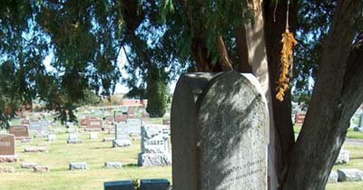 Postville cemetery - Photograph by S. Ferrall