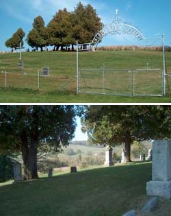 Sacred Heart - Cox Creek cemetery photos by S. Ferrall Oct 2010