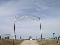 Volga City - Sacred Heart Cemetery - Sperry twp.