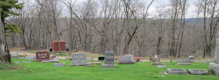 General view of St. Mary's cemetery, McGregor