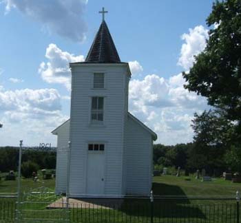 Stavanger church & cemetery - photographed by Patricia Thorndike, used with permission