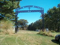 Wagner twp. cemetery - photo by S. Ferrall